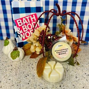 Bath and Body Works Wax Melts Cinnamon Caramel Swirl